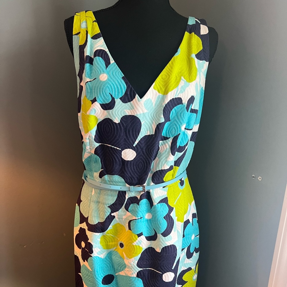 Lilly Pulitzer dress, Size 12. Sold w/belt not attached to dress.